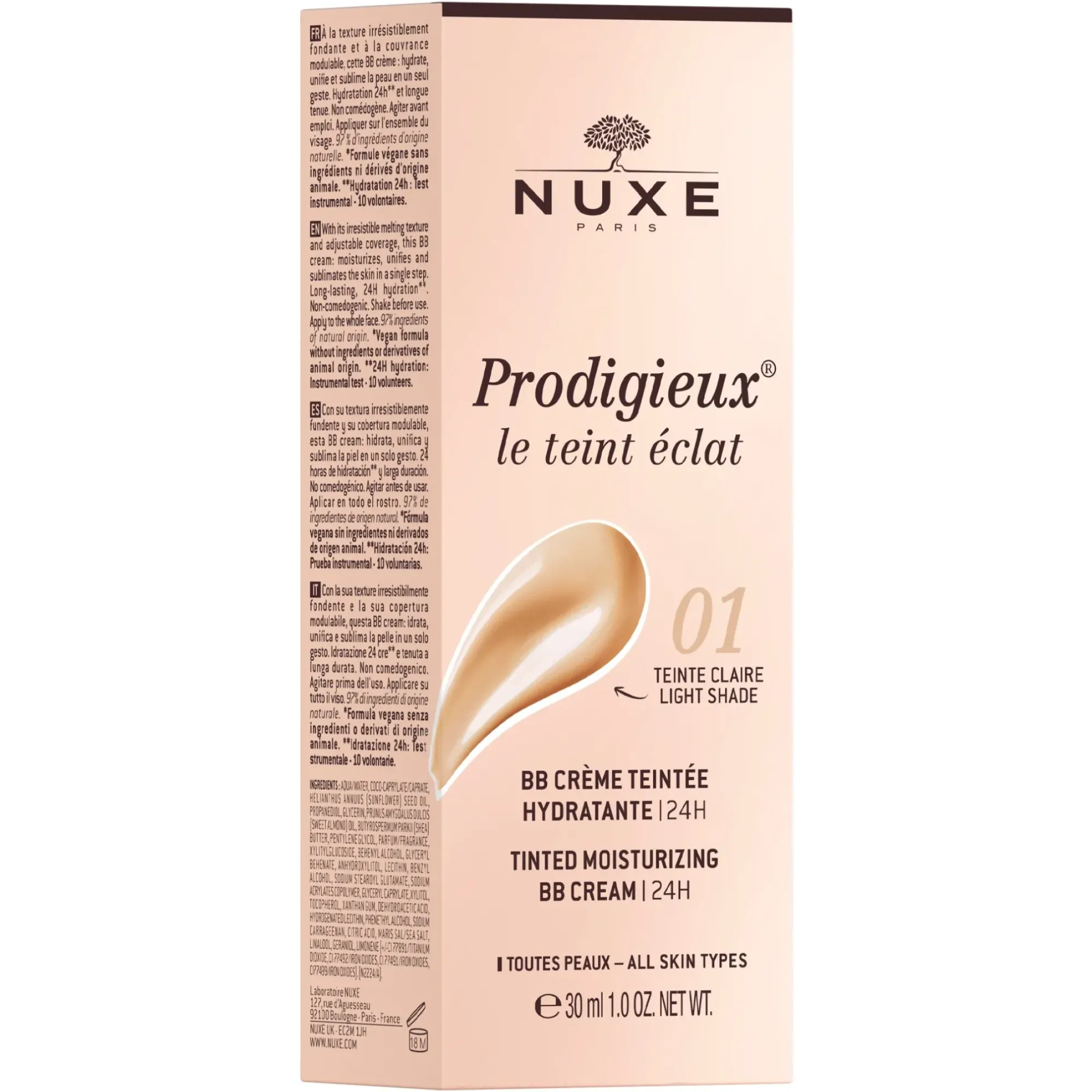 NUXE BB Crème Teintée Hydratante - Teinte Claire Store
