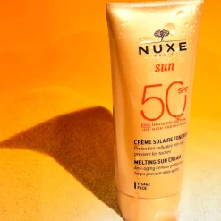 NUXE Duo Crème Solaire Fondante Haute Protection SPF50 visage et Lait Fraicheur Après-Soleil visage et corps 50ml offert Discount