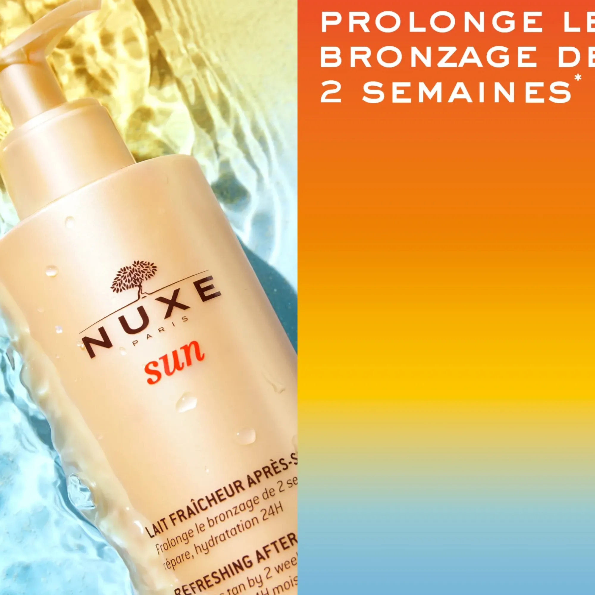 NUXE Lait Fraicheur Après-Soleil visage et corps Clearance