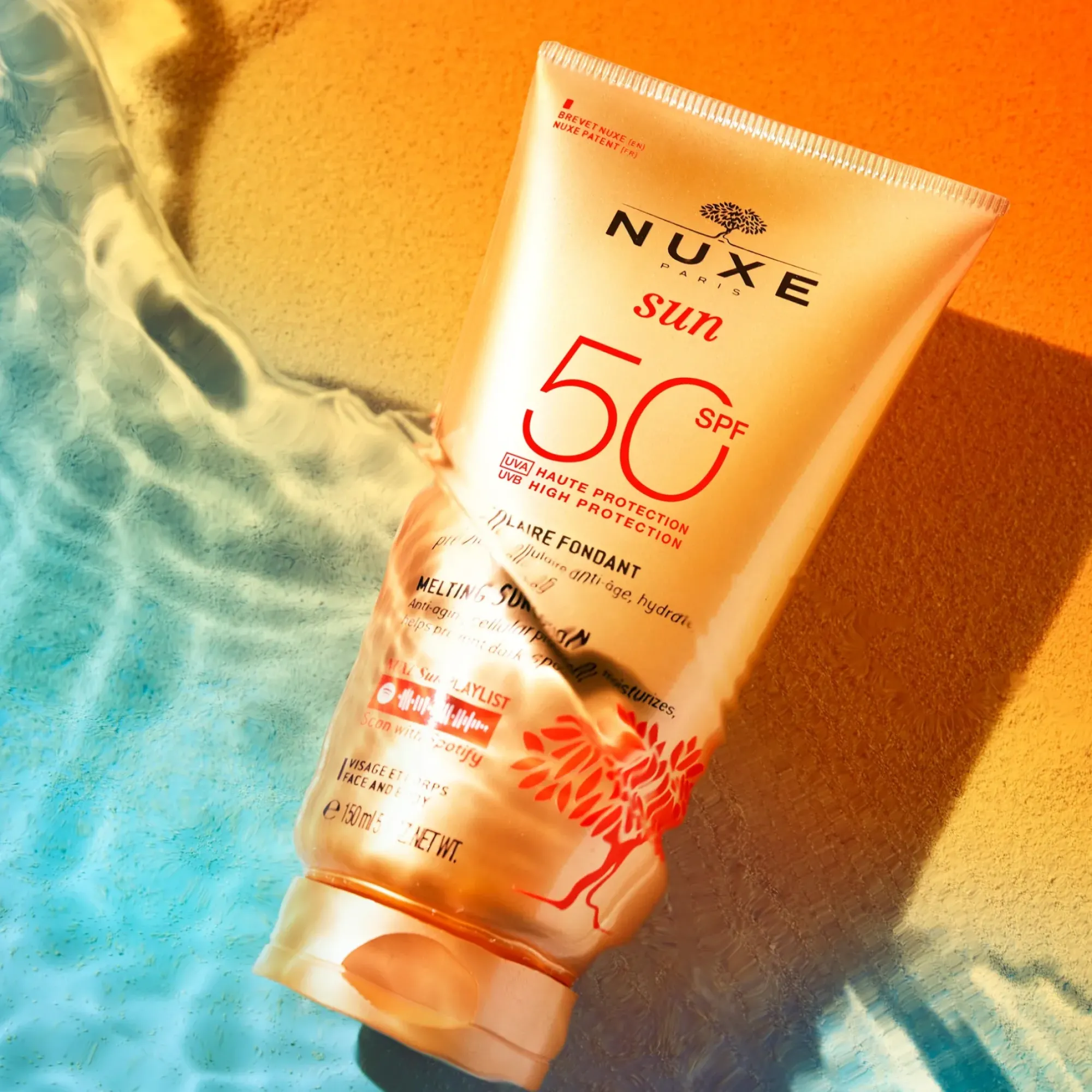 NUXE Lait Solaire Fondant Haute Protection SPF50 visage et corps Sale