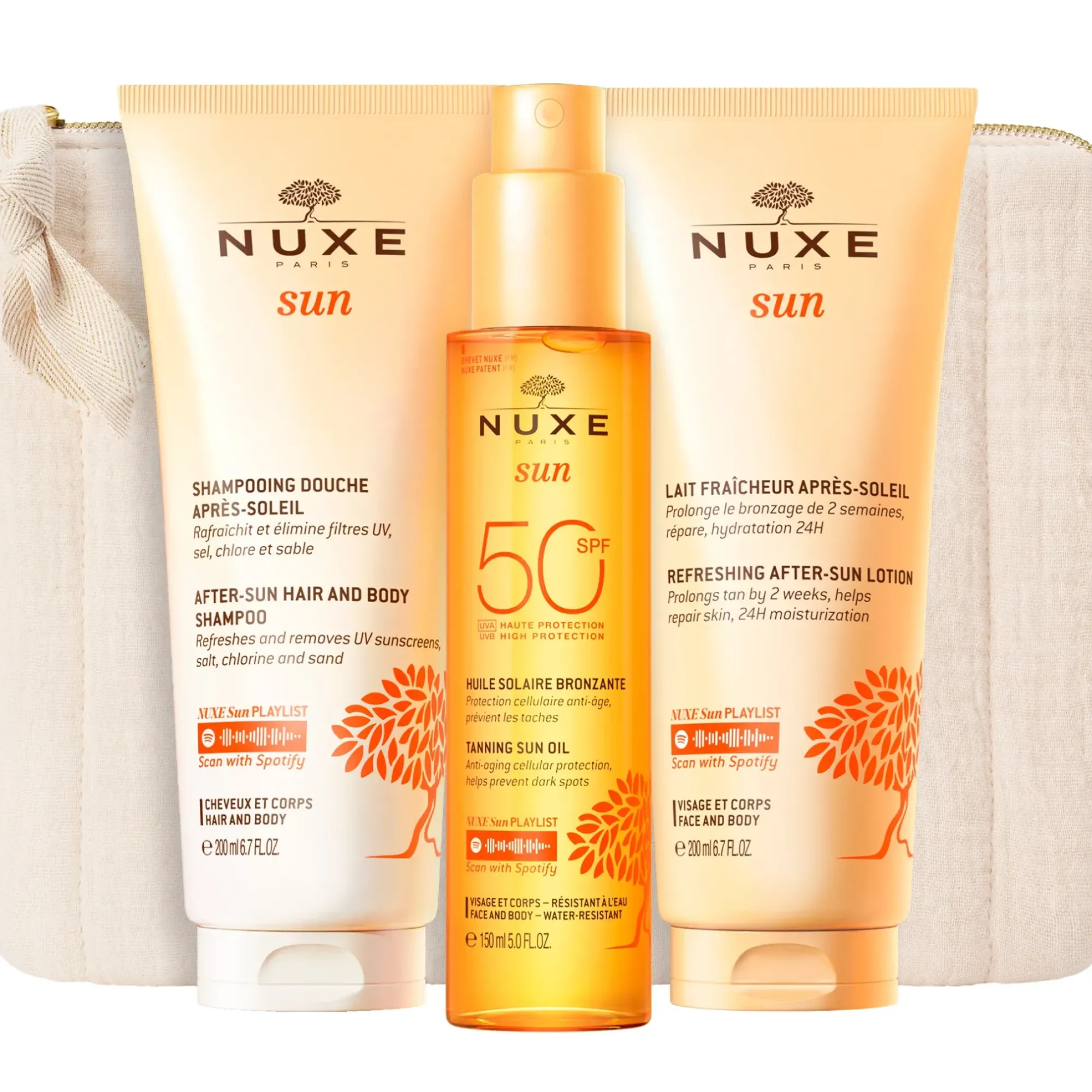NUXE Routine Solaire Haute protection SPF 50, Sun Fashion